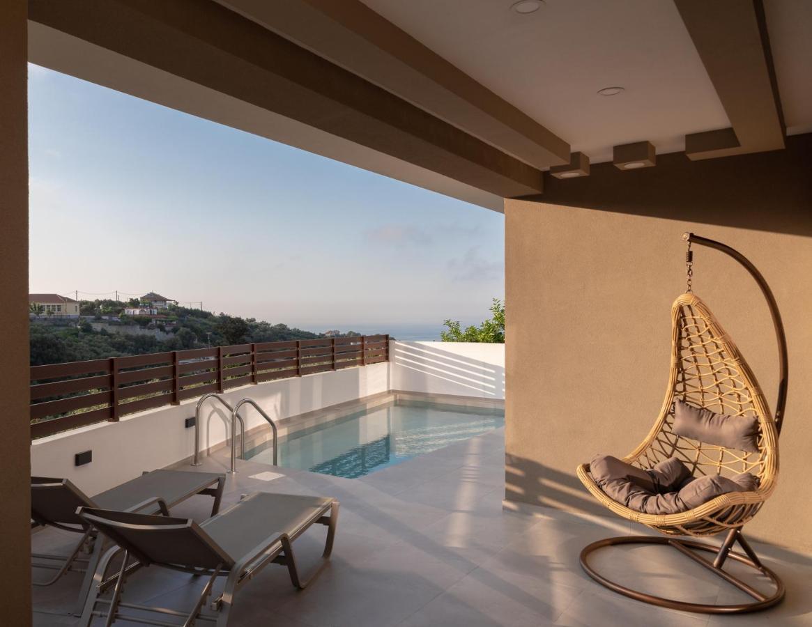 O-Cyanea Villa With Heated Pool Kournas Экстерьер фото
