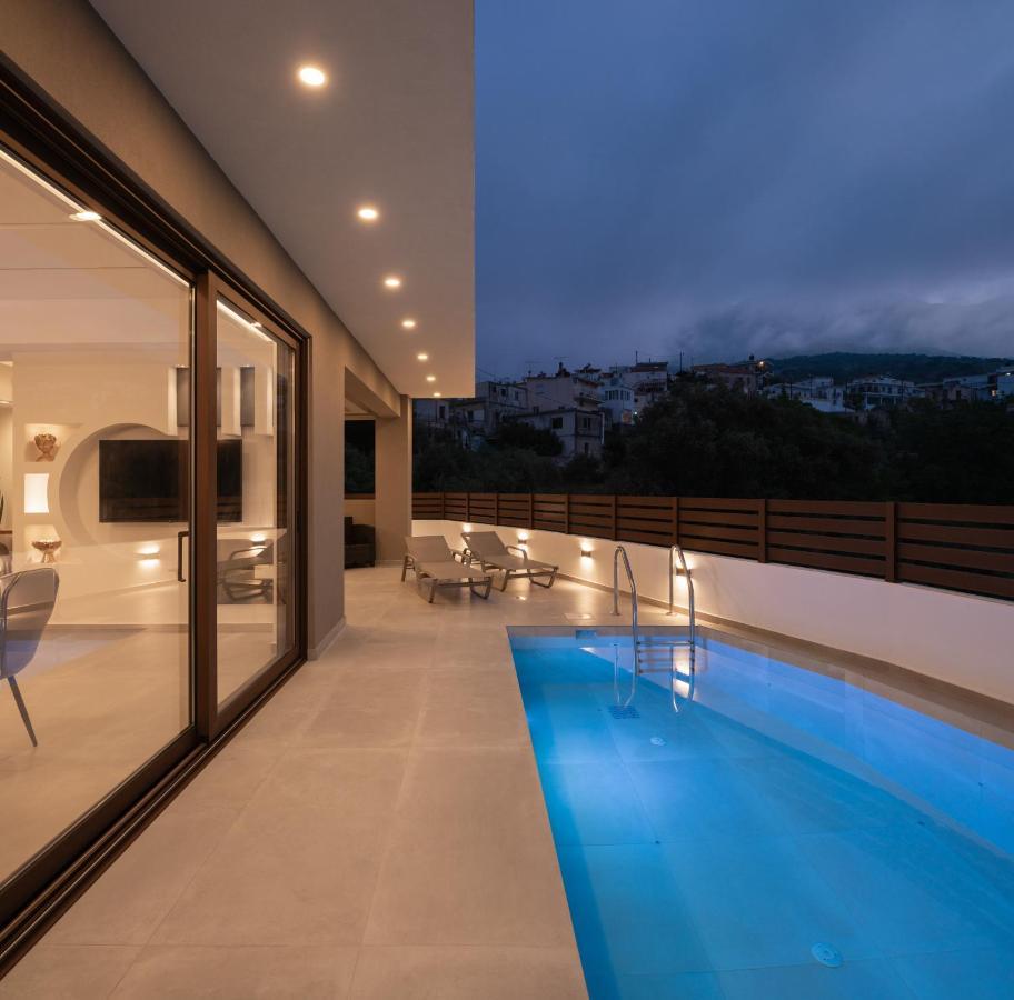 O-Cyanea Villa With Heated Pool Kournas Экстерьер фото
