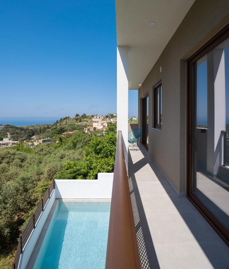 O-Cyanea Villa With Heated Pool Kournas Экстерьер фото